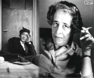 yapboz Hannah Arendt, Alman-Amerikan politik kuramcı